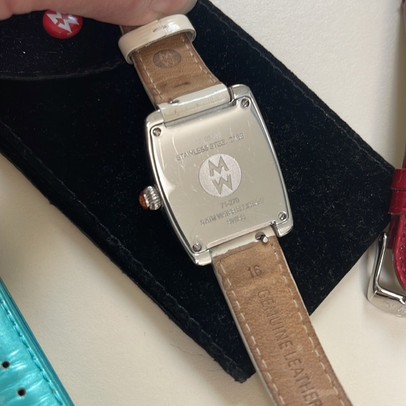 Michele Watch with 5 Bands Size 16 - Picture 9 of 11